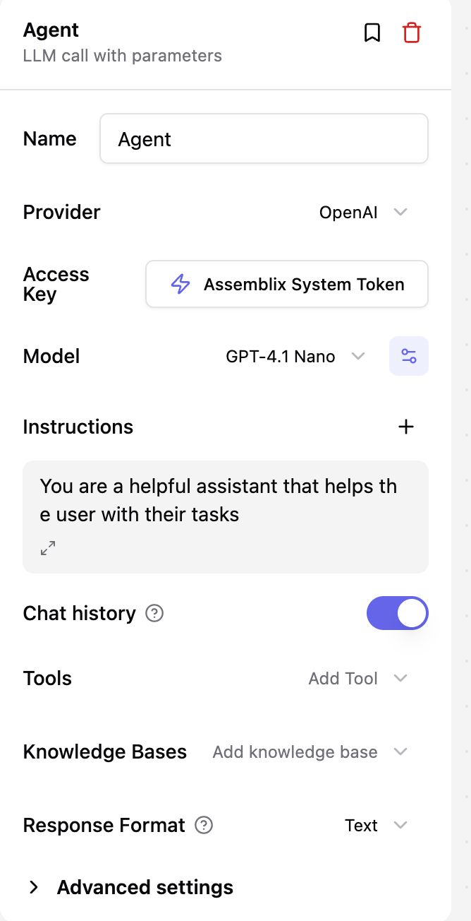 Agent node